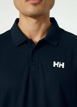 Camisa Helly Hansen Men's Ocean Quick-Dry Polo Camisa Navy/White 2XL - 3