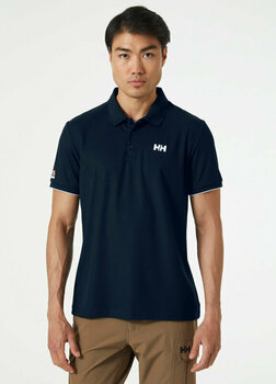 T-Shirt Helly Hansen Men's Ocean Quick-Dry Polo T-Shirt Navy/White 2XL - 5