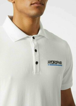 T-Shirt Helly Hansen Men's HP Race Polo T-Shirt White M - 3