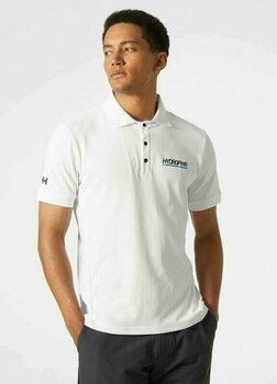 Camisa Helly Hansen Men's HP Race Polo Camisa White XL - 5