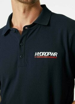 T-Shirt Helly Hansen Men's HP Race Polo T-Shirt Navy S - 3
