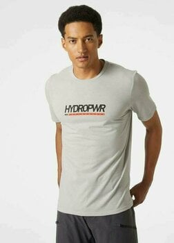 T-Shirt Helly Hansen Men's HP Race T-Shirt Grey Fog 2XL - 5