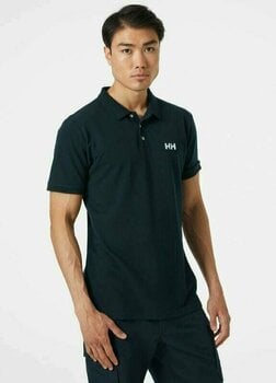 T-Shirt Helly Hansen Men's Malcesine Polo T-Shirt Navy M - 5