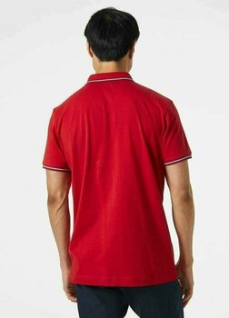 T-Shirt Helly Hansen Men's Jersey Polo T-Shirt Red S - 6