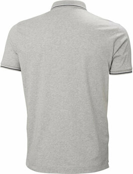 T-Shirt Helly Hansen Men's Jersey Polo T-Shirt Grey Melange 2XL - 2