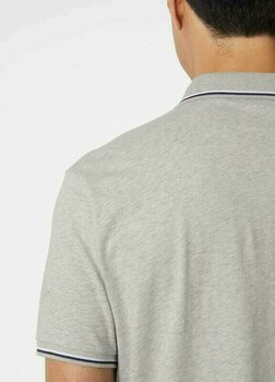 Camisa Helly Hansen Men's Jersey Polo Camisa Grey Melange L - 3