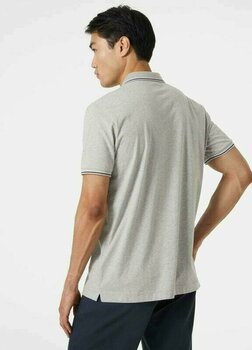 Camisa Helly Hansen Men's Jersey Polo Camisa Grey Melange L - 5