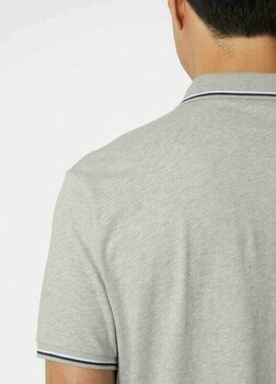 T-Shirt Helly Hansen Men's Jersey Polo T-Shirt Grey Melange XL - 3