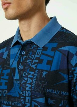 Hemd Helly Hansen Men's Newport Polo Hemd Ocean Burgee Aop 2XL - 4