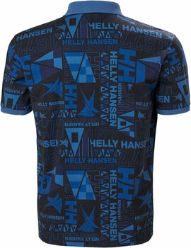 T-Shirt Helly Hansen Men's Newport Polo T-Shirt Ocean Burgee Aop L - 2