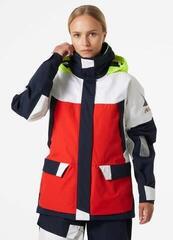 Bunda Helly Hansen Women's Newport Coastal Sailing Alert Red - 7