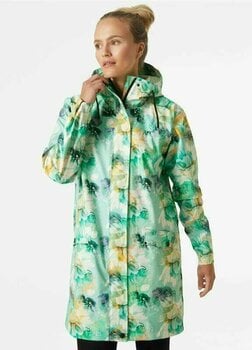 Outdoor Jacket Helly Hansen Women's Moss Raincoat Jade Esra L Outdoor Jacket - 6
