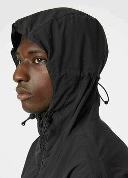 Outdoor Jacket Helly Hansen Men's Move Hooded Rain Jacket Black L Outdoor Jacket - 3