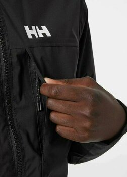 Outdoor Jacket Helly Hansen Men's Move Hooded Rain Jacket Black L Outdoor Jacket - 4