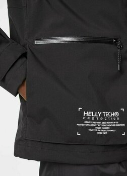 Casaco de exterior Helly Hansen Men's Move Hooded Rain Jacket Casaco de exterior Black L - 6