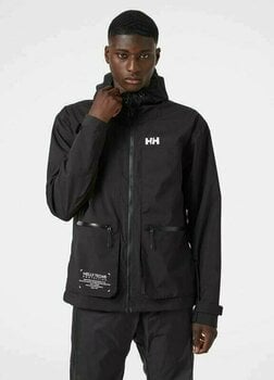 Outdoorjas Helly Hansen Men's Move Hooded Rain Jacket Outdoorjas Black S - 10