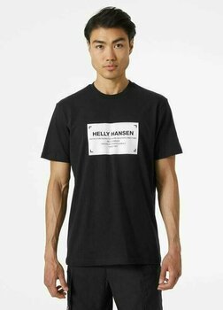 Camisa para exteriores Helly Hansen Men's Move Cotton T-Shirt Black S Camiseta Camisa para exteriores - 5