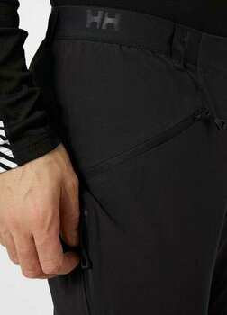 Calças de exterior Helly Hansen Men's Rask Light Softshell Pants Black 2XL Calças de exterior - 4
