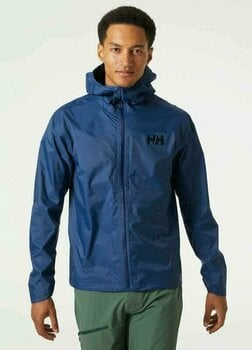 Outdoor Jacket Helly Hansen Men's Verglas Micro Shell Jacket Ocean S Outdoor Jacket - 7