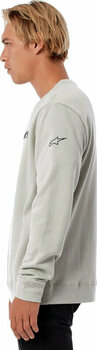 Sweatshirt Alpinestars Linear Crew Fleece Silver/Black XL Sweatshirt - 3