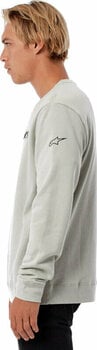 Felpa Alpinestars Linear Crew Fleece Silver/Black XL Felpa - 3