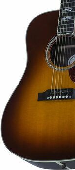 Guitare Dreadnought acoustique-électrique Gibson Songwriter Cutaway Progressive Autumn Burst - 4