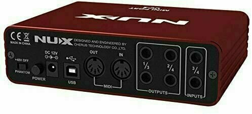 USB Audio interfész Nux UC-2 Mini Port Red - 6