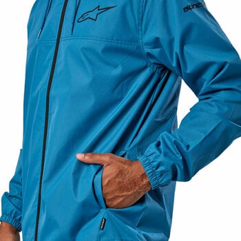 Motoros szabadidő ruházat Alpinestars Treq Windbreaker Blue XL - 6