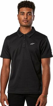 T-Shirt Alpinestars Realm Polo Black XL T-Shirt - 2