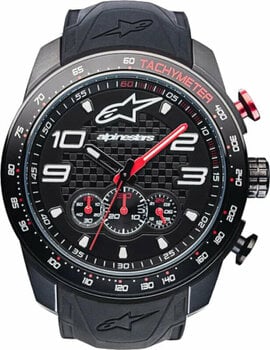 Moto darčekový predmet Alpinestars Tech Watch Chrono Black/Black Iba jedna veľkosť - 2