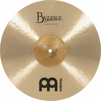 Cinel Hit-Hat Meinl Byzance Traditional Polyphonic Cinel Hit-Hat 15" - 2