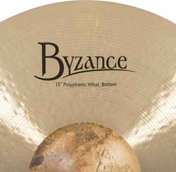 Cinel Hit-Hat Meinl Byzance Traditional Polyphonic Cinel Hit-Hat 15" - 6