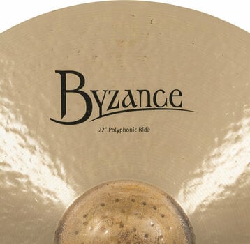 Ride Cymbal Meinl Byzance Traditional Polyphonic Ride Cymbal 22" - 3