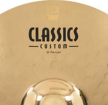 Crash Cymbal Meinl Classics Custom Brilliant Crash Cymbal 16" - 3