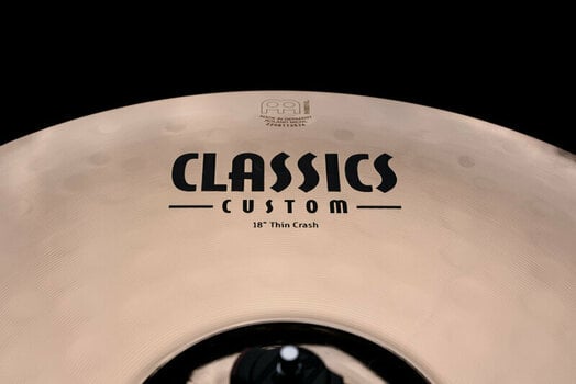 Crash Cymbal Meinl Classics Custom Brilliant Crash Cymbal 18" - 7