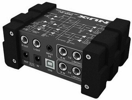 Analogový mixpult Nux PMX-2U USB I/O Line Mixer - 2