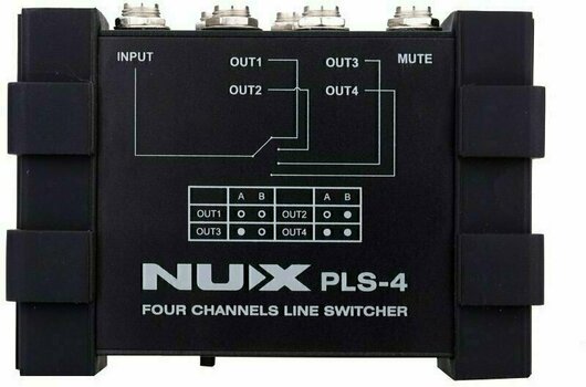 Doză chitară Nux PLS-4 Four-channel Line Switcher - 3
