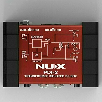 Caixa DI Nux PDI-2 Transformer isolated D.I. Box - 2