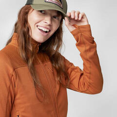 Majica s kapuljačom na otvorenom Fjällräven Abisko Lite Fleece W Terracotta Brown L Majica s kapuljačom na otvorenom - 4