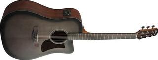 guitarra eletroacústica Ibanez AAD50CE-TCB Transparent Charcoal Burst guitarra eletroacústica - 2