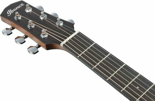 Elektroakusztikus gitár Ibanez AAD50CE-TCB Transparent Charcoal Burst - 7