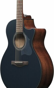 elektroakustisk gitarr Ibanez AE275-DBF Dark Tide Blue Flat - 4