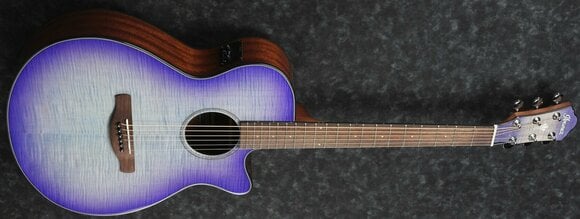 Elektroakusztikus gitár Ibanez AEG70-PIH Purple Iris Burst High - 3