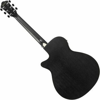 Jumbo elektro-akoestische gitaar Ibanez AEG7MH-WK Weathered Black - 2