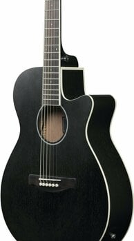 elektroakustisk guitar Ibanez AEG7MH-WK Weathered Black - 4