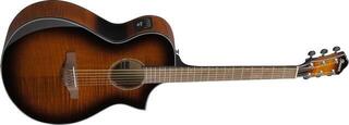 guitarra eletroacústica Ibanez AEWC400-AMS Amber Sunburst guitarra eletroacústica - 2