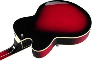 Poolakustiline kitarr Ibanez AF75-TRS Transparent Red Sunburst Poolakustiline kitarr - 4
