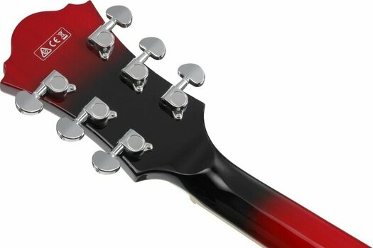 Semiakustická kytara Ibanez AF75-TRS Transparent Red Sunburst - 7