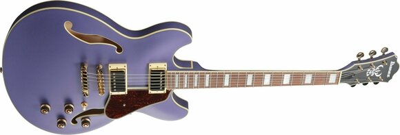 Félakusztikus - jazz-gitár Ibanez AS73G-MPF Metallic Purple Flat - 3