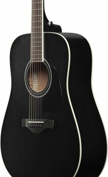 Dreadnought Guitar Ibanez AW84-WK Weathered Black - 4